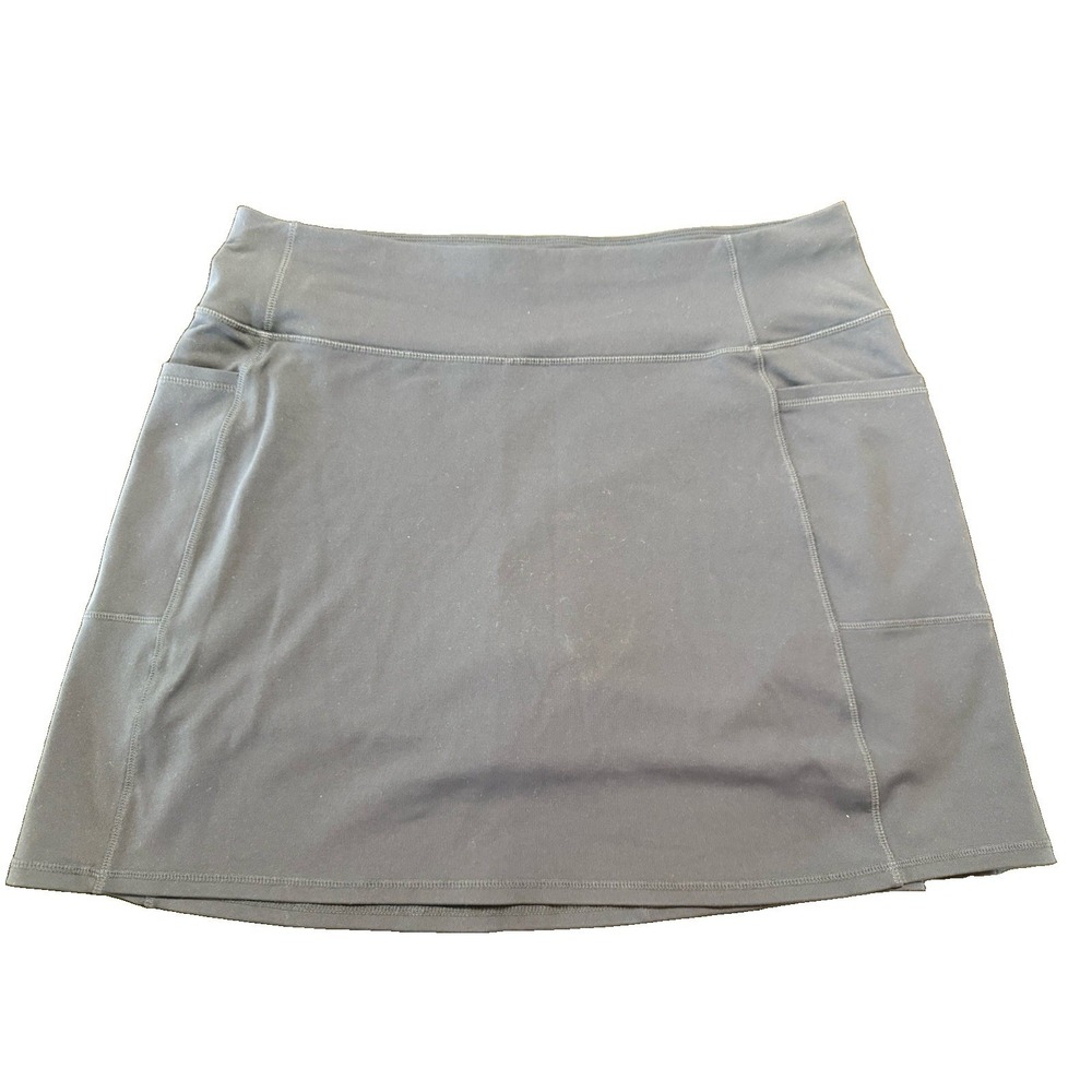 Skechers GO‎ WALK Athletic Golf Skort Size XL Gray Tennis Skirt Pockets Active